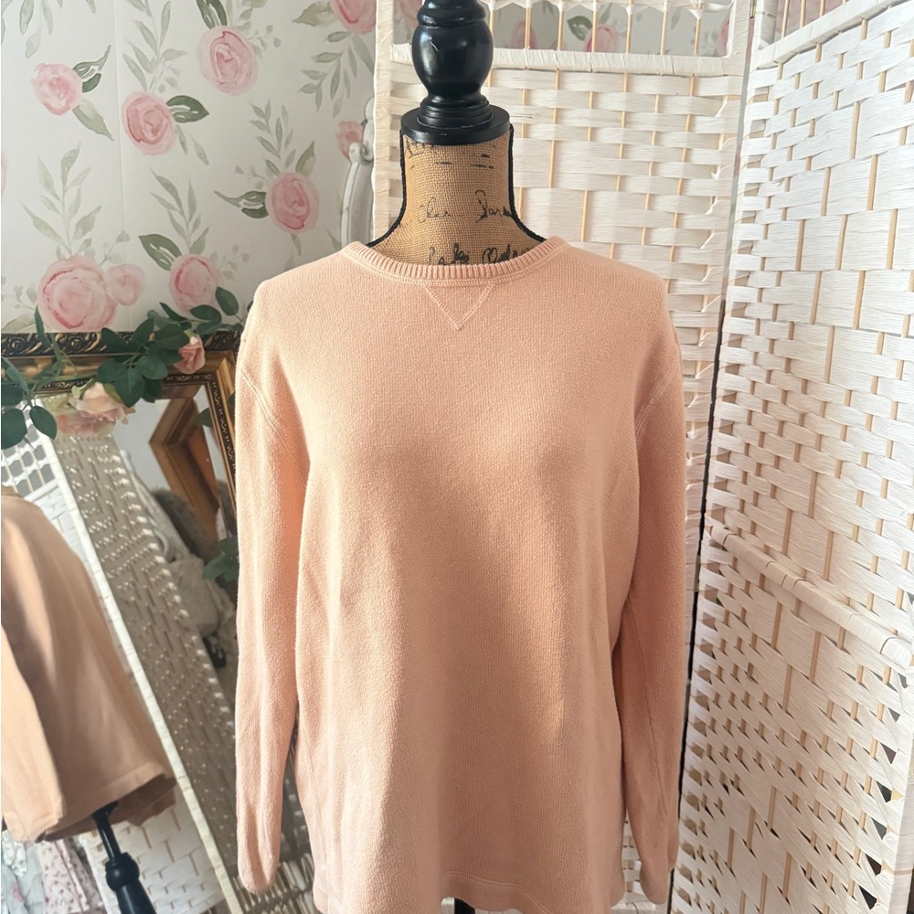 Vintage Peach Crewneck Sweater